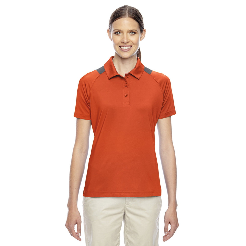 Team 365 Women's Sport Orange Innovator Performance Polo