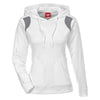 Team 365 Women's White/Sport Graphite Elite Performance Hoodie