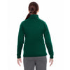 Team 365 Women's Sport Forest/White Elite Performance Quarter-Zip