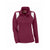 Team 365 Women's Sport Maroon/White Elite Performance Quarter-Zip