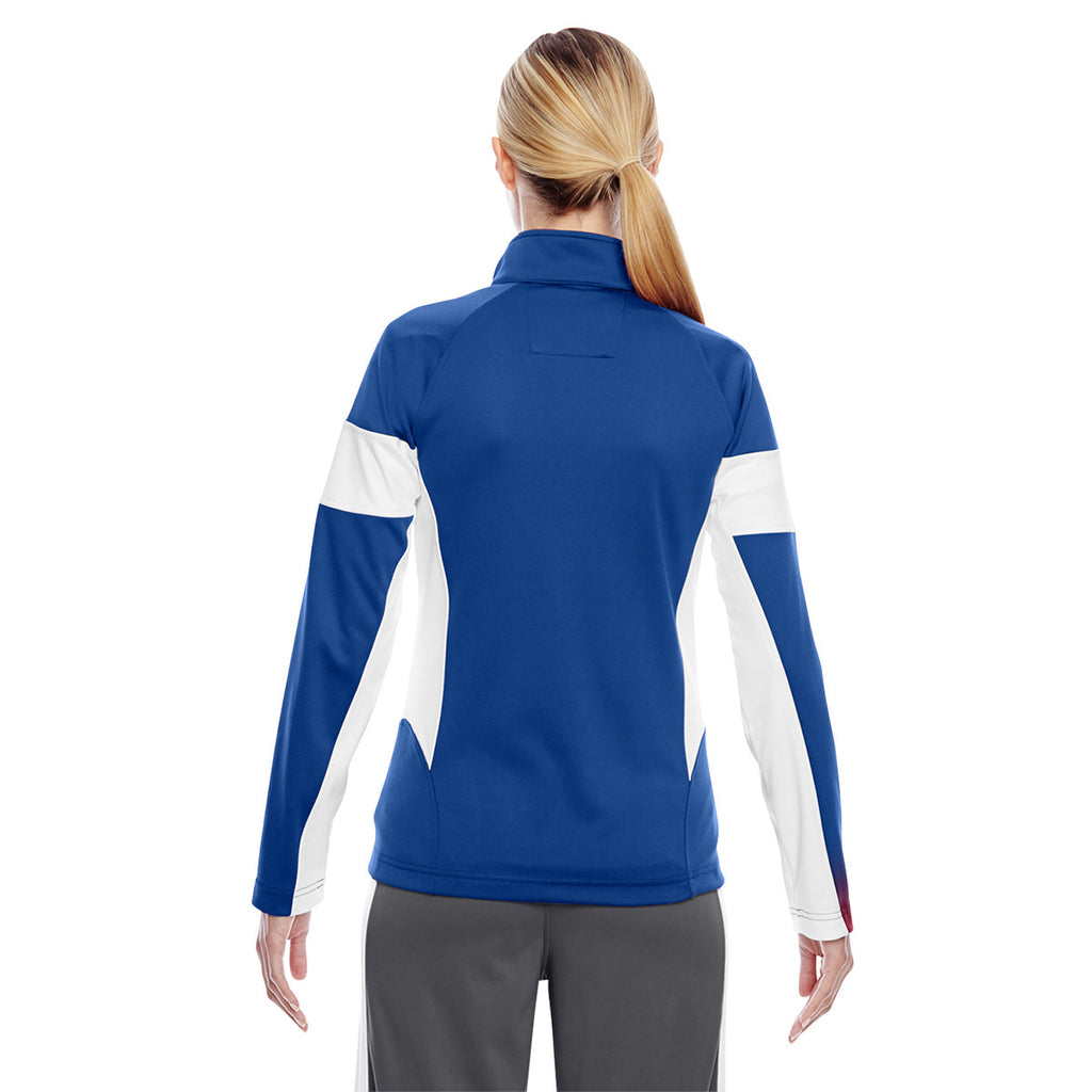 Team 365 Women's Sport Royal/White Elite Performance Full-Zip