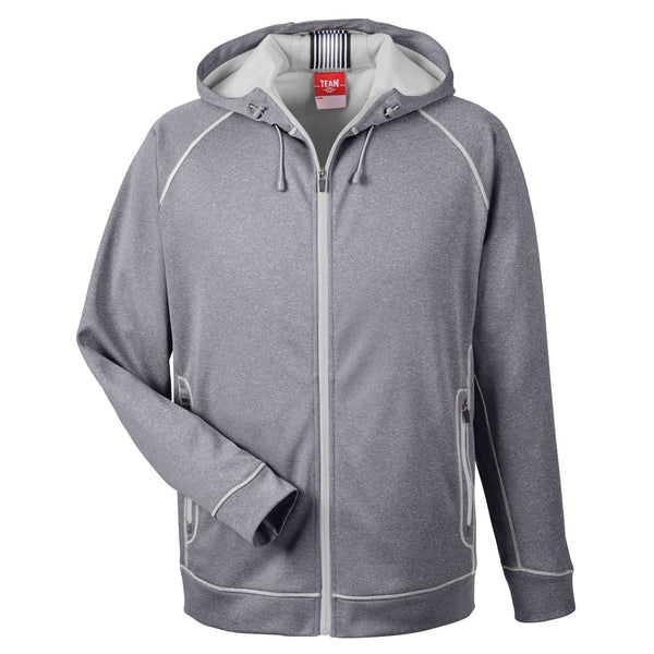 Team 365 Men's Athletic Heather/Sport Silver Excel Melange Performance