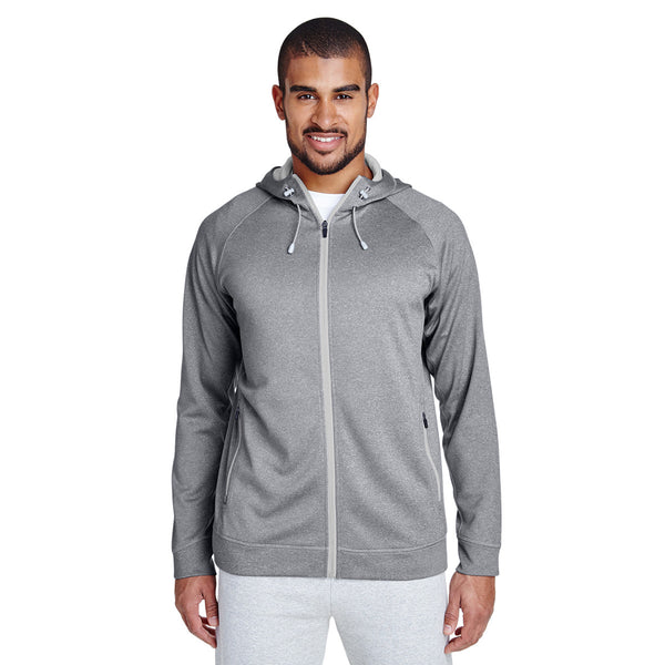 Team 365 Men's Athletic Heather/Sport Silver Excel Melange Performance