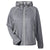 Team 365 Women's Athletic Heather/Sport Silver Excel Melange Performance Fleece Jacket