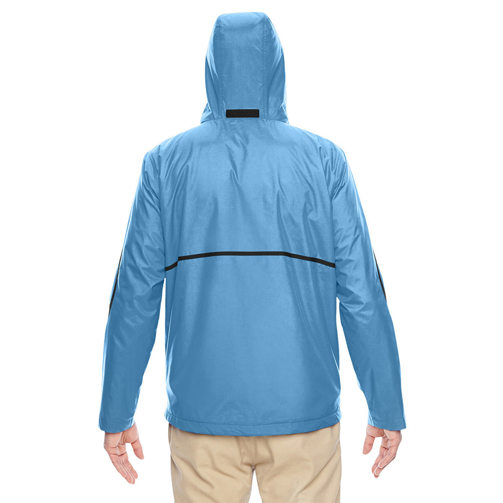 Team 365 Men's Sport Light Blue Conquest Jacket with Fleece Lining