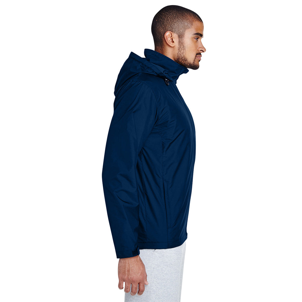 Team 365 Men's Sport Dark Navy Boost All-Season Jacket with Fleece Lining