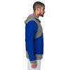 Team 365 Men's Sport Graphite/Sport Royal Rally Colorblock Microfleece Jacket