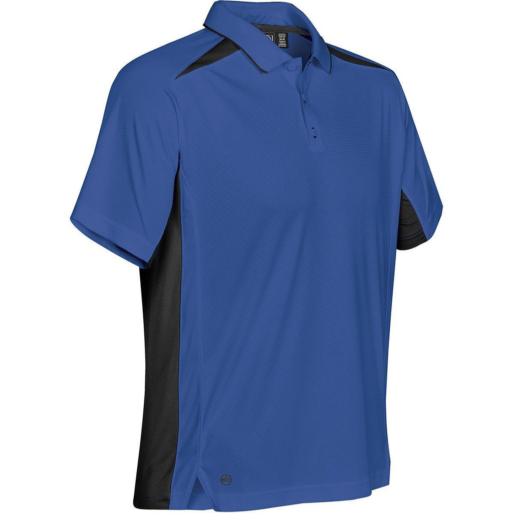 Stormtech Men's Sapphire/Black Match Performance Polo