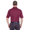 UltraClub Men's Maroon Platinum Performance Pique Polo with TempControl Technology