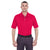 UltraClub Men's Red Platinum Performance Pique Polo with TempControl Technology