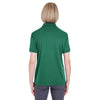 UltraClub Women's Forest Green Platinum Performance Pique Polo with TempControl Technology