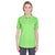 UltraClub Women's Light Green Platinum Performance Pique Polo with TempControl Technology