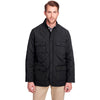 UltraClub Men's Black Dawson Quilted Hacking Jacket