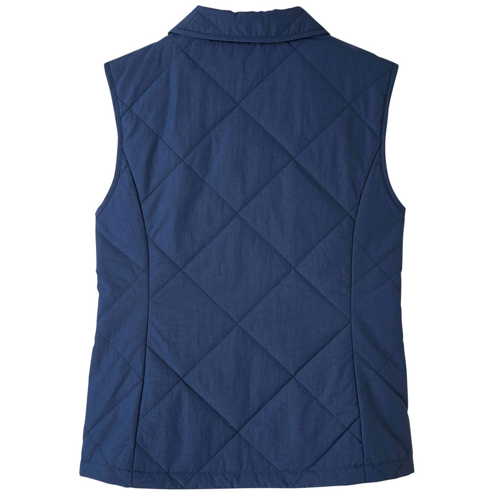 UltraClub Women's Navy Dawson Quilted Hacking Vest