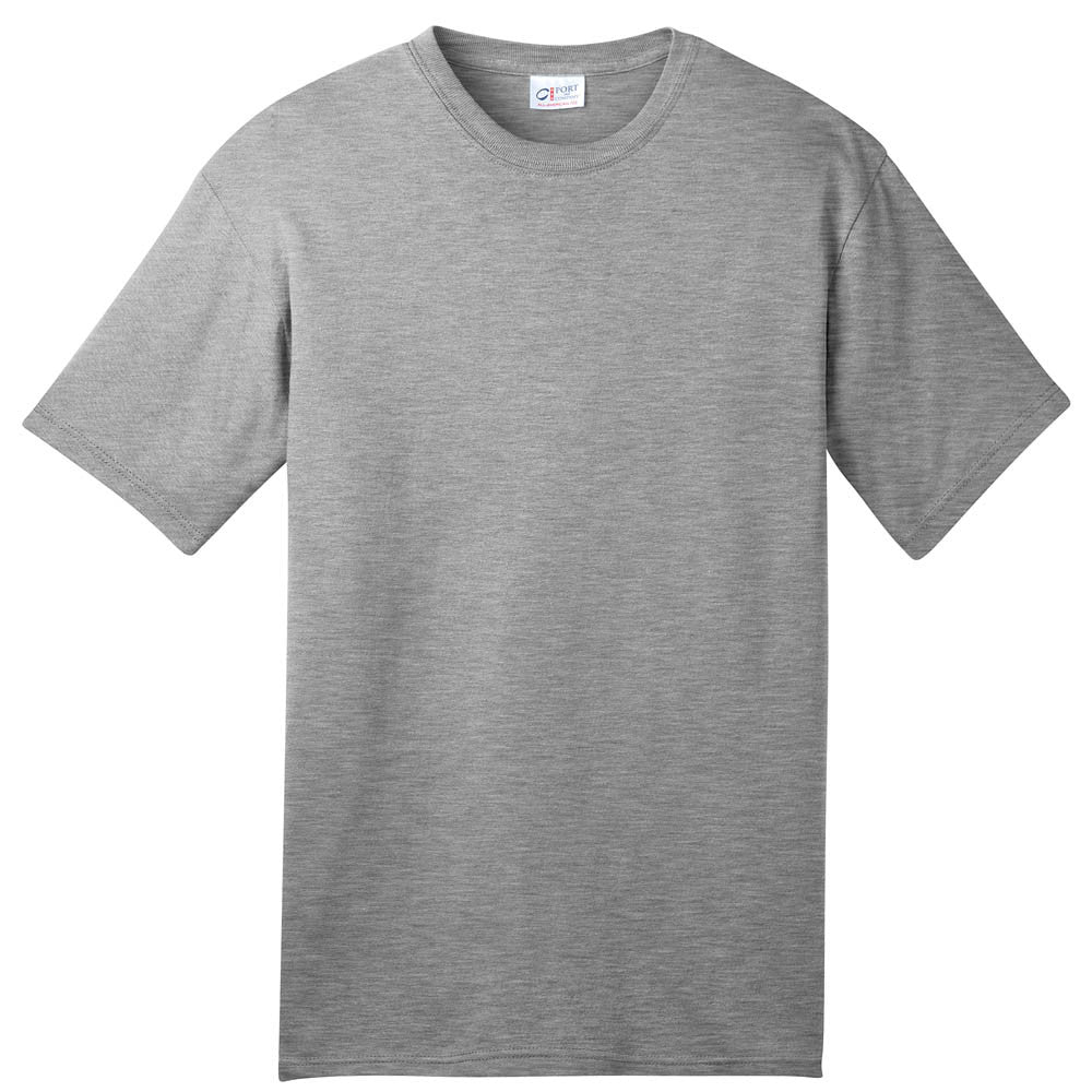 Port & Company Heather T-Shirt USA in Grey Made