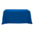 HIT Promo Royal Blue Flat Poly/Cotton 3-Sided Table Cover