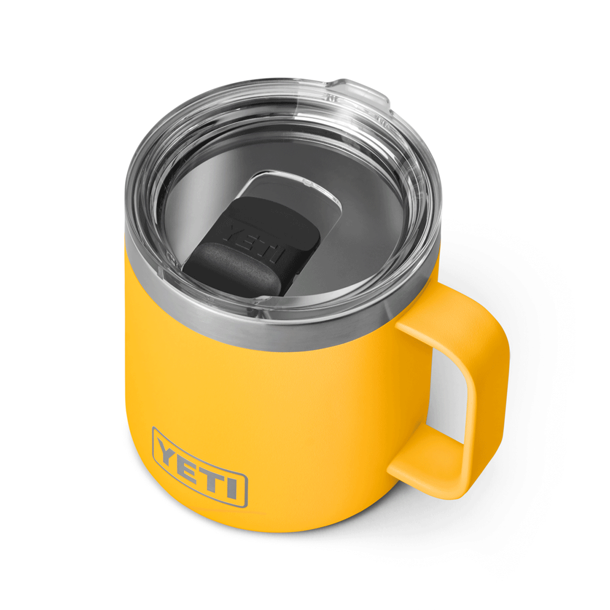 REAL YETI 14 Oz. Laser Engraved Alpine Yellow Stainless Steel Yeti