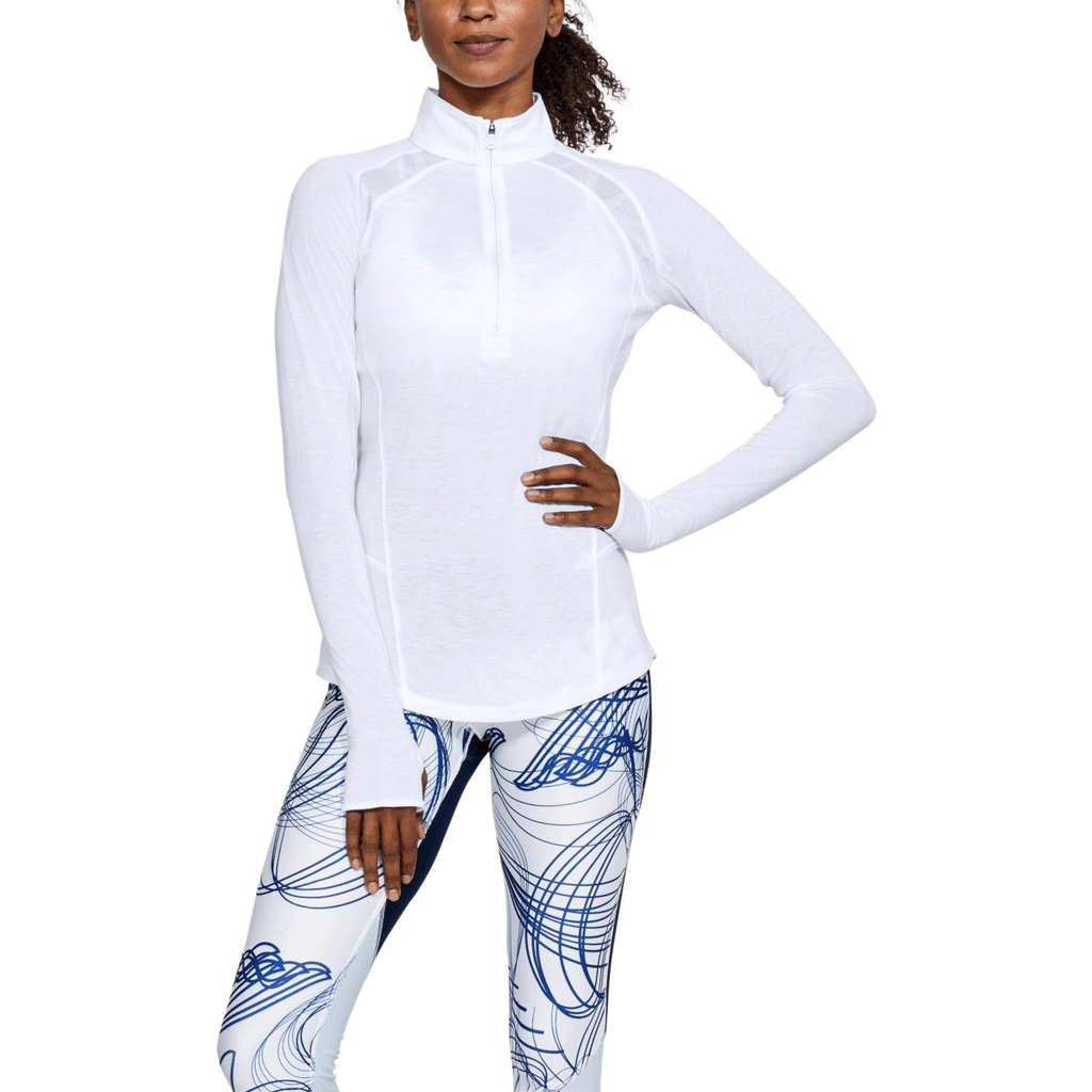 Under Armour Women's White Swyft 1/2 Zip