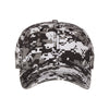 Valucap Black Digital Camo Classic Dad's Cap