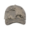 Valucap Sand Digital Camo Classic Dad's Cap