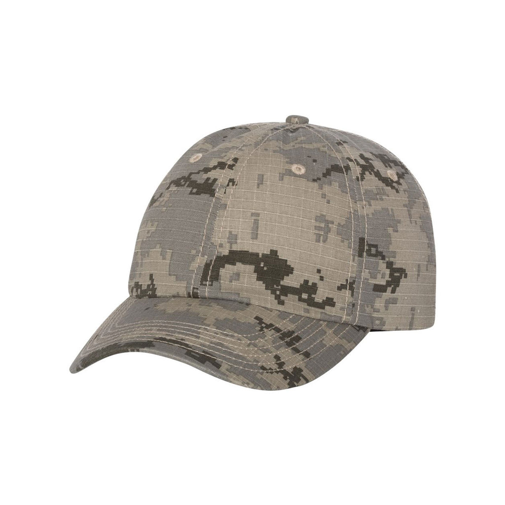 Valucap Sand Digital Camo Classic Dad's Cap