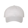 Valucap White Chino Unstructured Cap