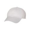 Valucap White Chino Unstructured Cap