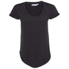 Weatherproof Women's Heather Black Cool Last Heathered Lux Dolman Sleeve T-Shirt