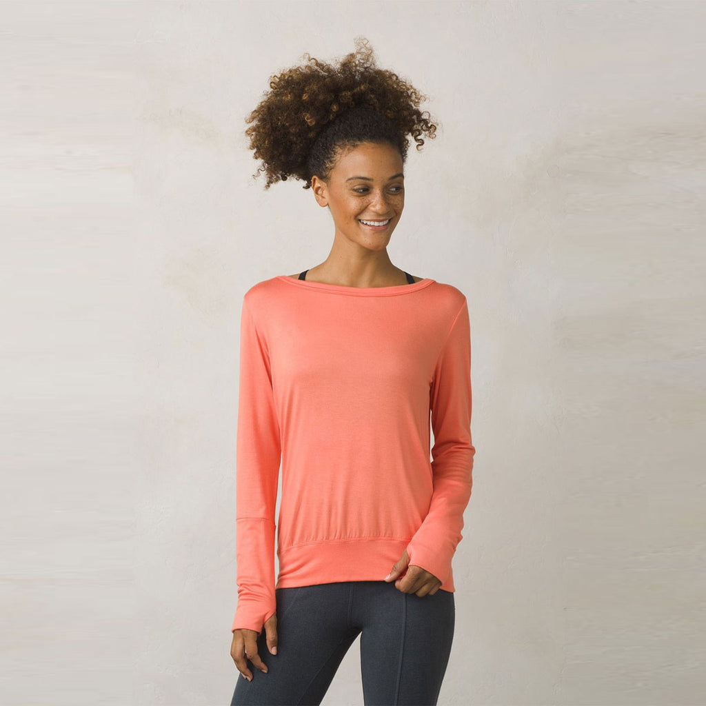 prAna Women s Georgia Peach Synergy Top