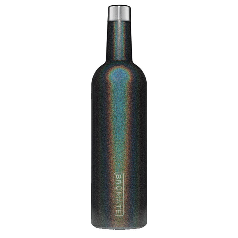 BruMate 5 oz Womens Flask Glitter Peacock