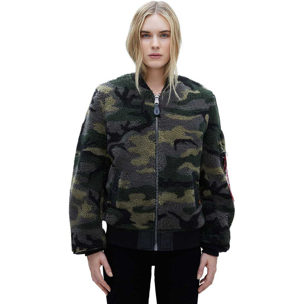 Camo sherpa 2024 jacket women's