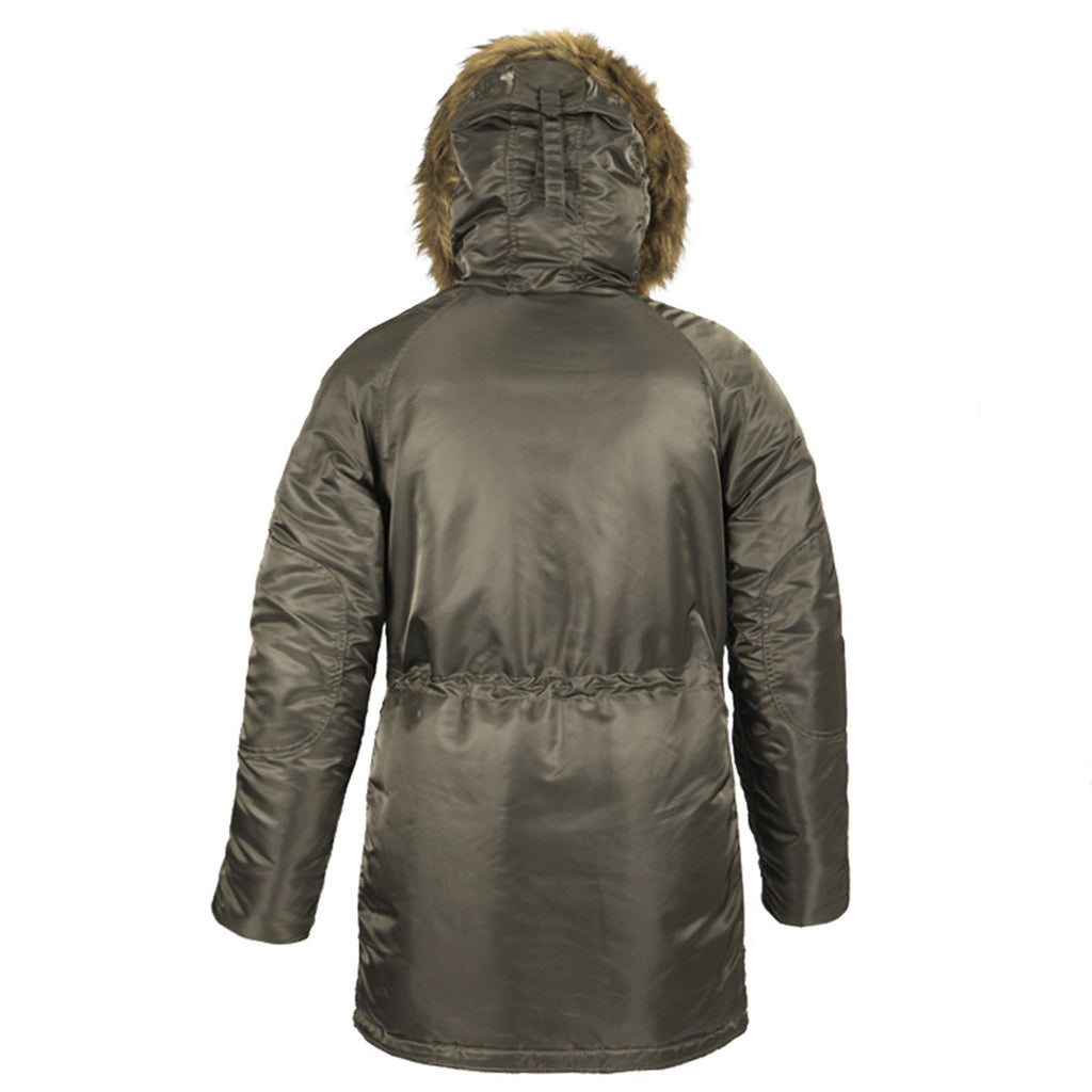 Alpha Industries Women's Replica Grey N-3B Parka