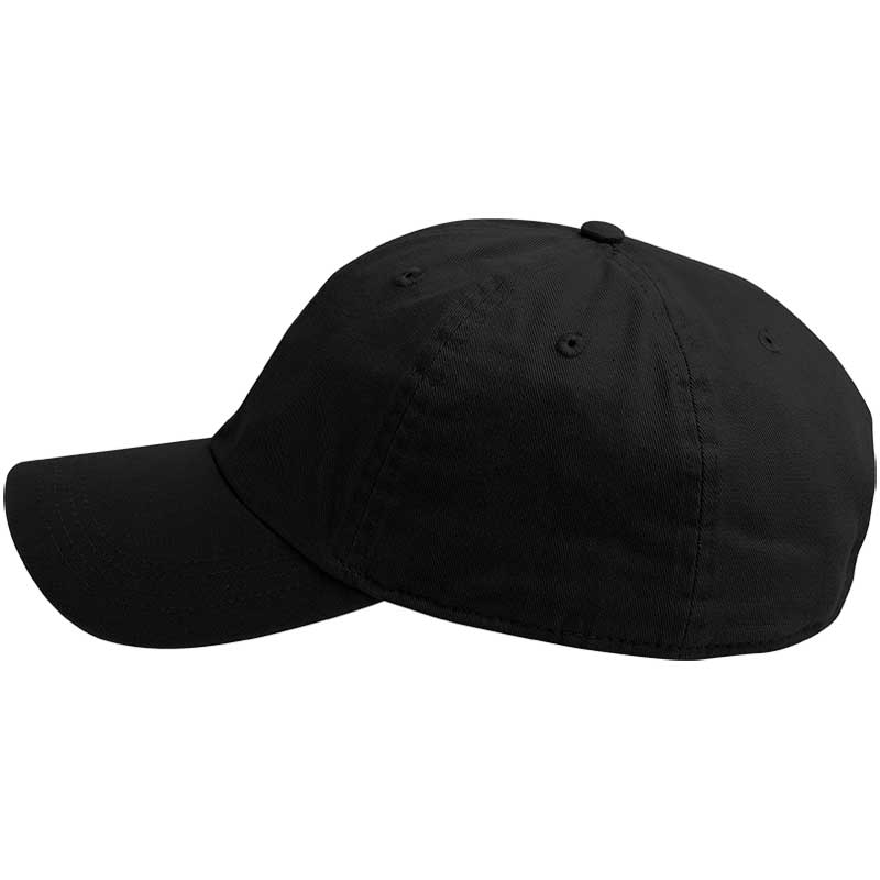 Ahead Black Classic Fit Cloth Slider Strap Cap