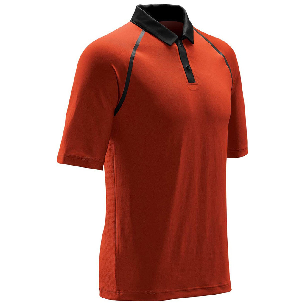 Stormtech Men's Fire Orange Neutrino Technical Polo