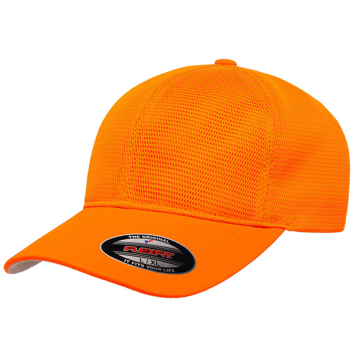 Neon Orange Cap Omnimesh 360 Flexfit