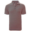 Levelwear Men's Navy/Salmon William Polo