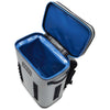 YETI Fog Grey/Tahoe Blue Hopper Backflip 24 Cooler