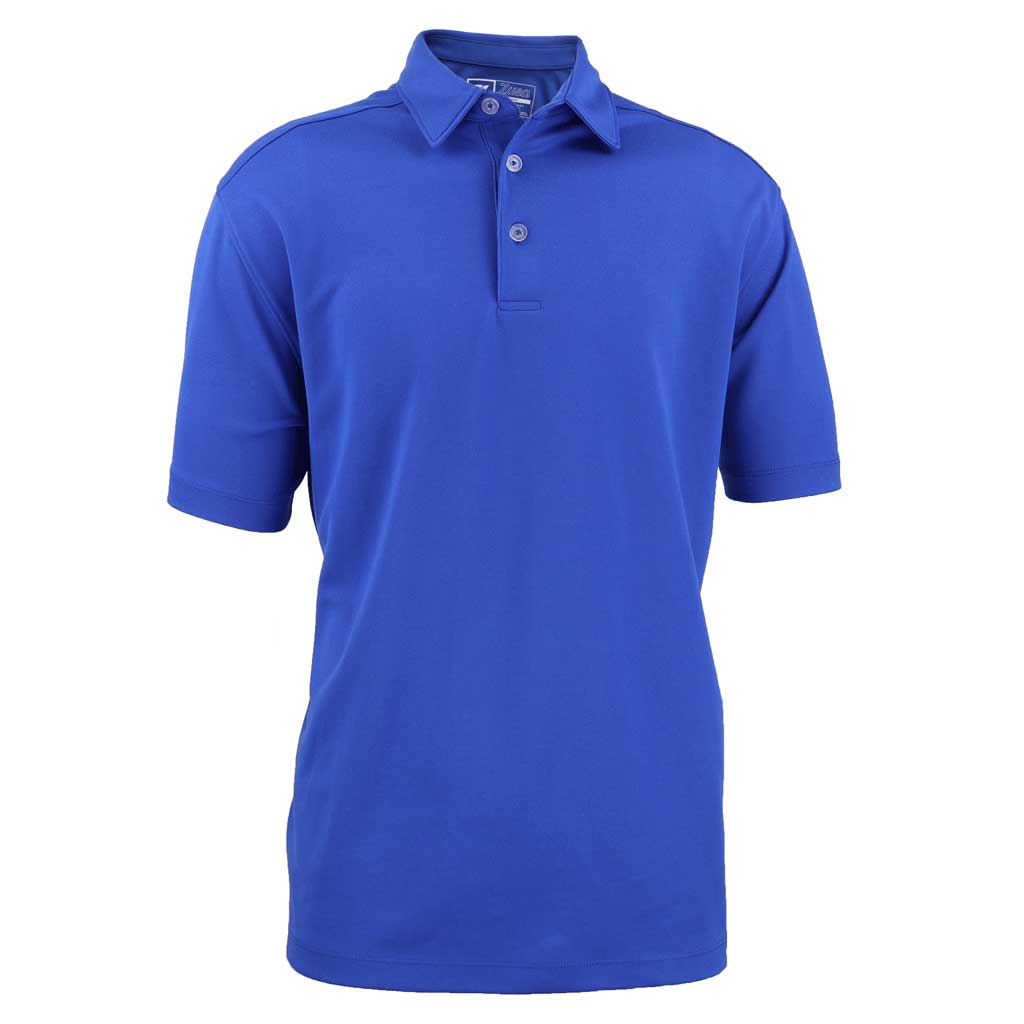 Men's Short Sleeve Polyester Pique Polo Shirt