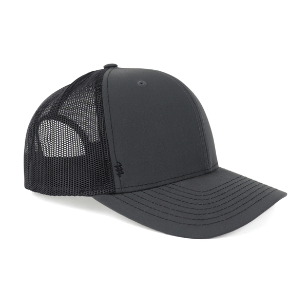 Custom Zusa Charcoal/Black Open Road Trucker Cap | Custom Trucker Hats