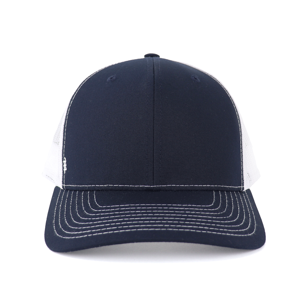 Navy White Trucker Hat