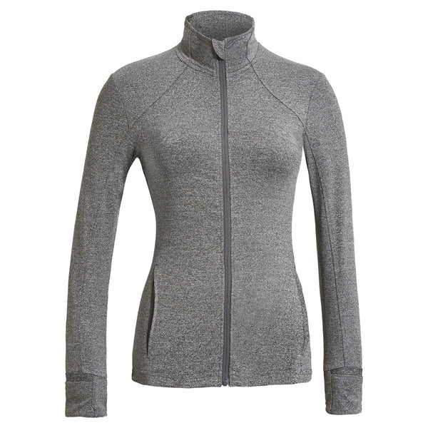 Expert Women's Charcoal Heather Full Zip Training Jacket