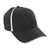 AHEAD Black Textured Poly Active Sport Cap