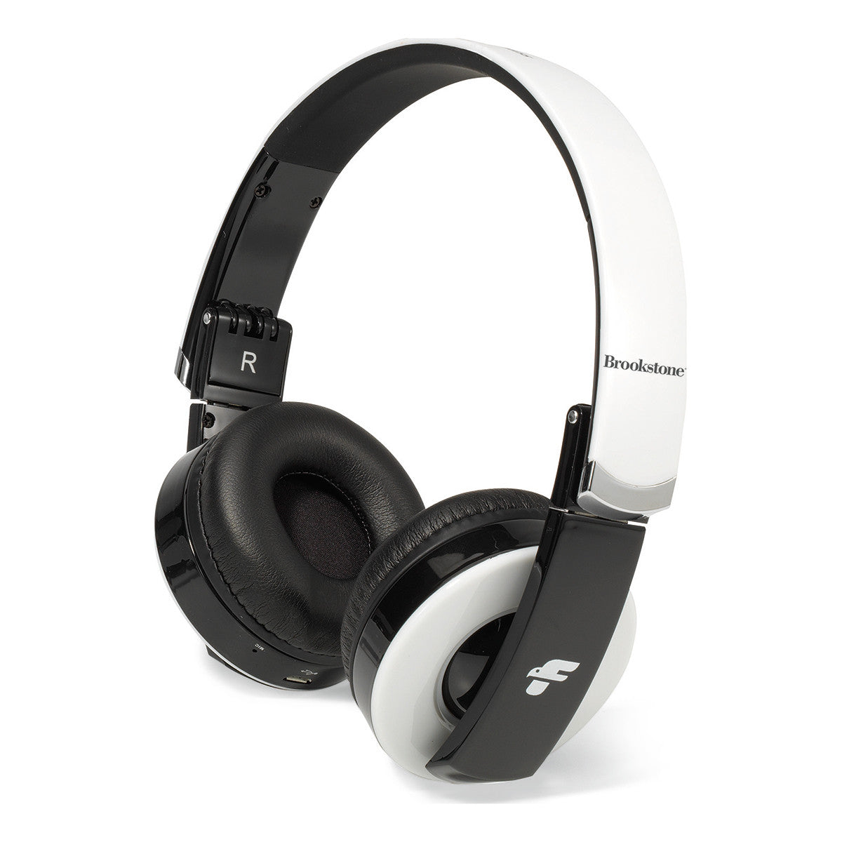 Brookstone White Rhapsody Bluetooth Headphones