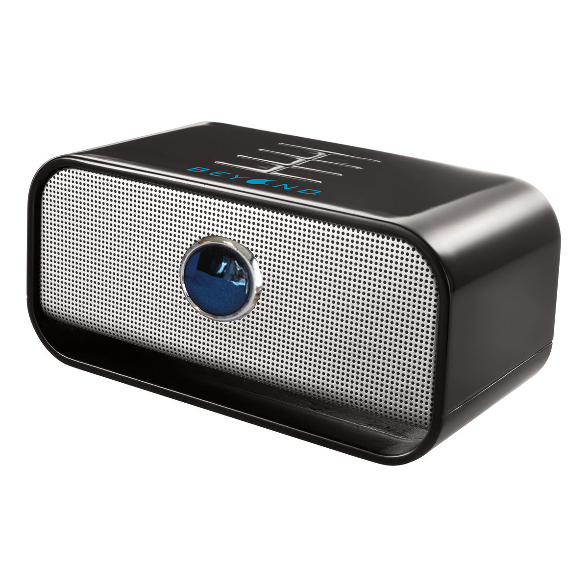 Brookstone Black Big Blue Live Wireless Bluetooth Speaker