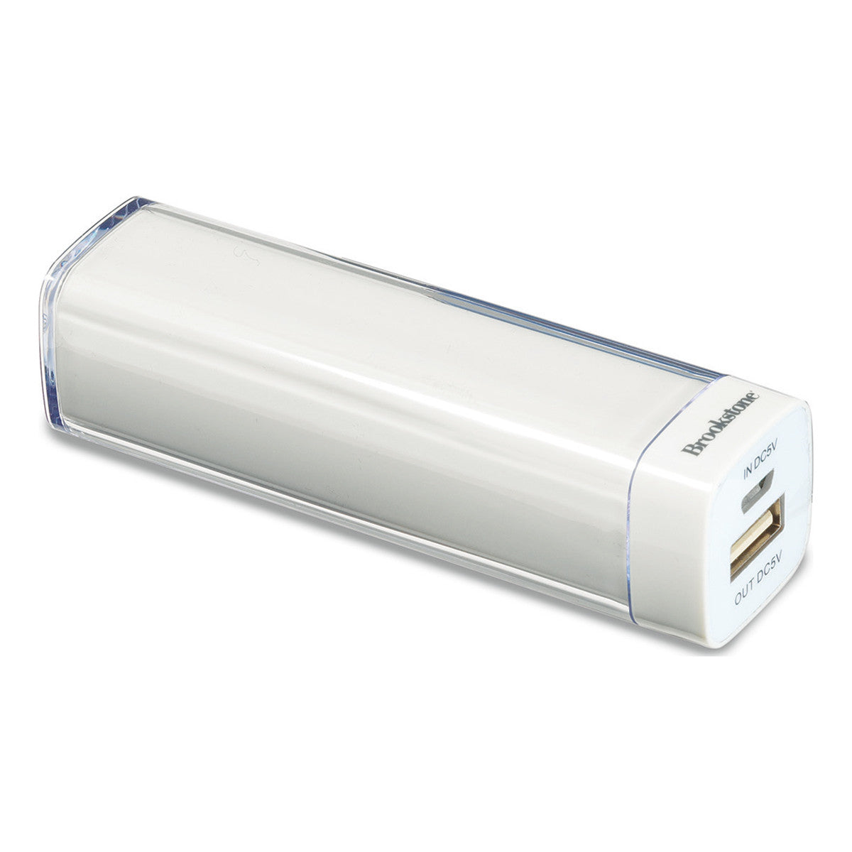 Brookstone White Surge Power Bank 2200 mAh