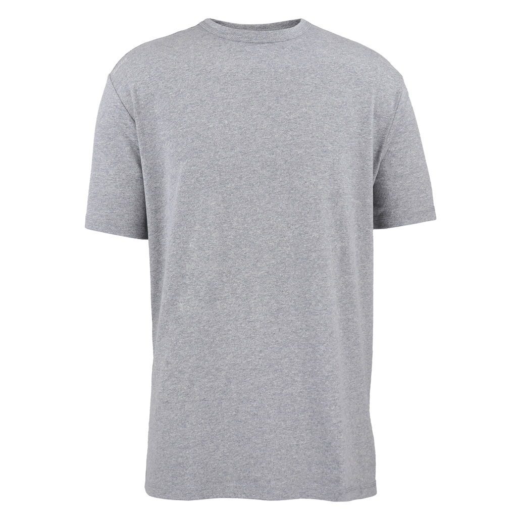 Zusa Men\'s Custom Light Grey Tee Peachy Printed | Heather T-Shirts