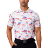 Waggle Men's Flamingo Sunset Polo