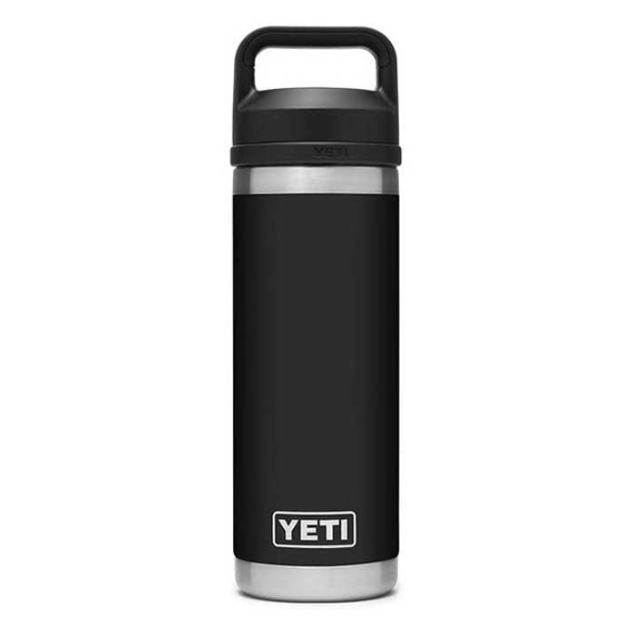 REAL YETI 18 Oz. Laser Engraved White Stainless Steel Yeti With Chug Cap  Rambler Bottle Personalized Vacuum Insulated YETI 
