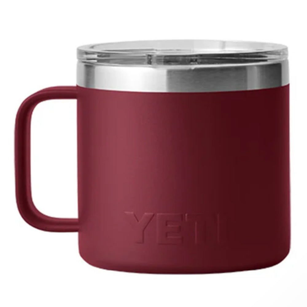 REAL YETI 24 Oz. Laser Engraved Harvest Red Stainless Steel Yeti Rambler Mug  With Mag Lid Personalized Vacuum Insulated YETI 